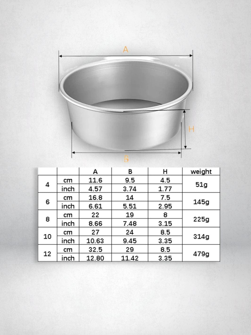 Moules à Layer Cake | 11,5cm