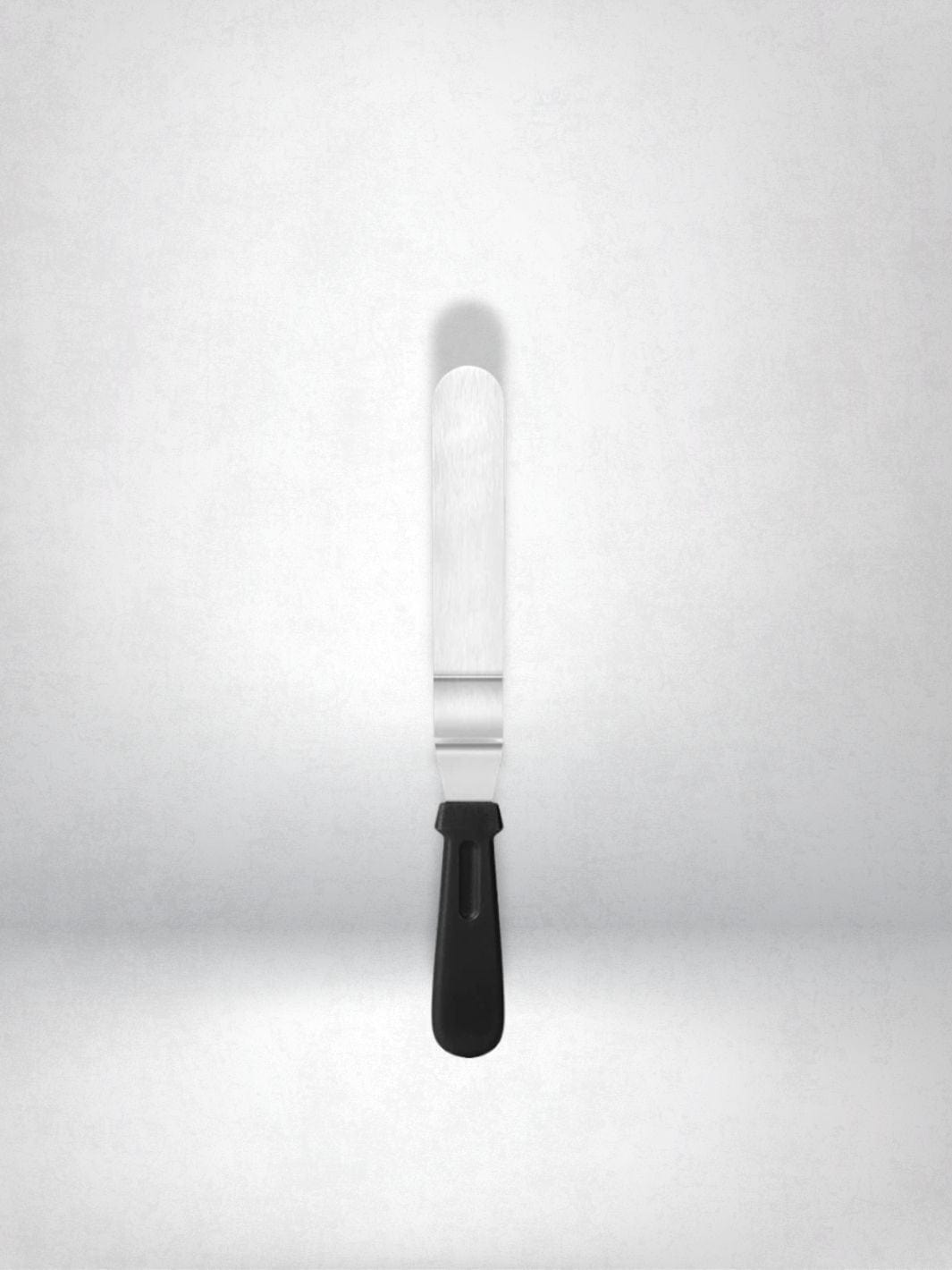 Spatule Coudée 20cm | Manche Noir